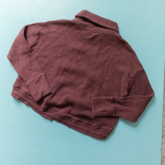 Sweaty Betty Restful Boucle Long Sleeve Mock Neck Cropped Sweatshirt Size XL - Picture 9 of 9